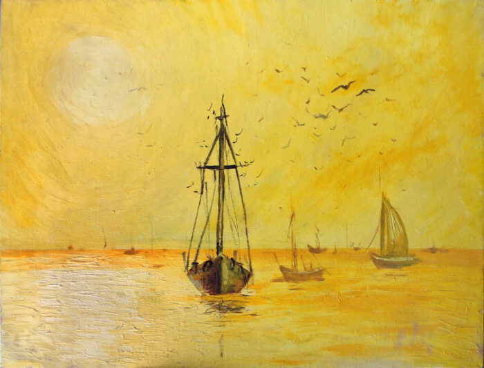 Boats at Sunset