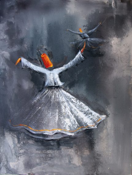 Whirling Dervesh Painting
