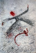 Whirling Dervesh in Grey - Original Painting II