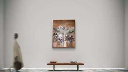 Old city landscape painting
