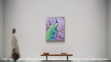Peacock original painting
