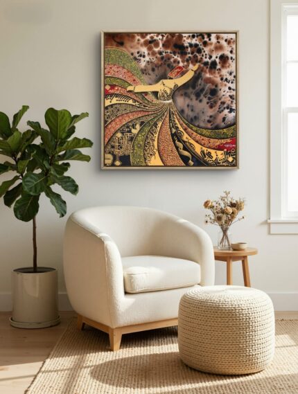Whirling Dervesh Painting