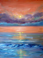 Sunset Oil Painting