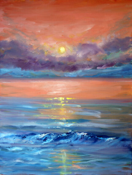 Sunset Oil Painting